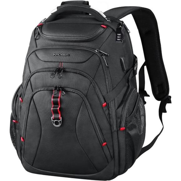 Travel Laptop Backpack 17.3 Inch XL Computer Backpack with Hard Shell - Picture 1 of 7
